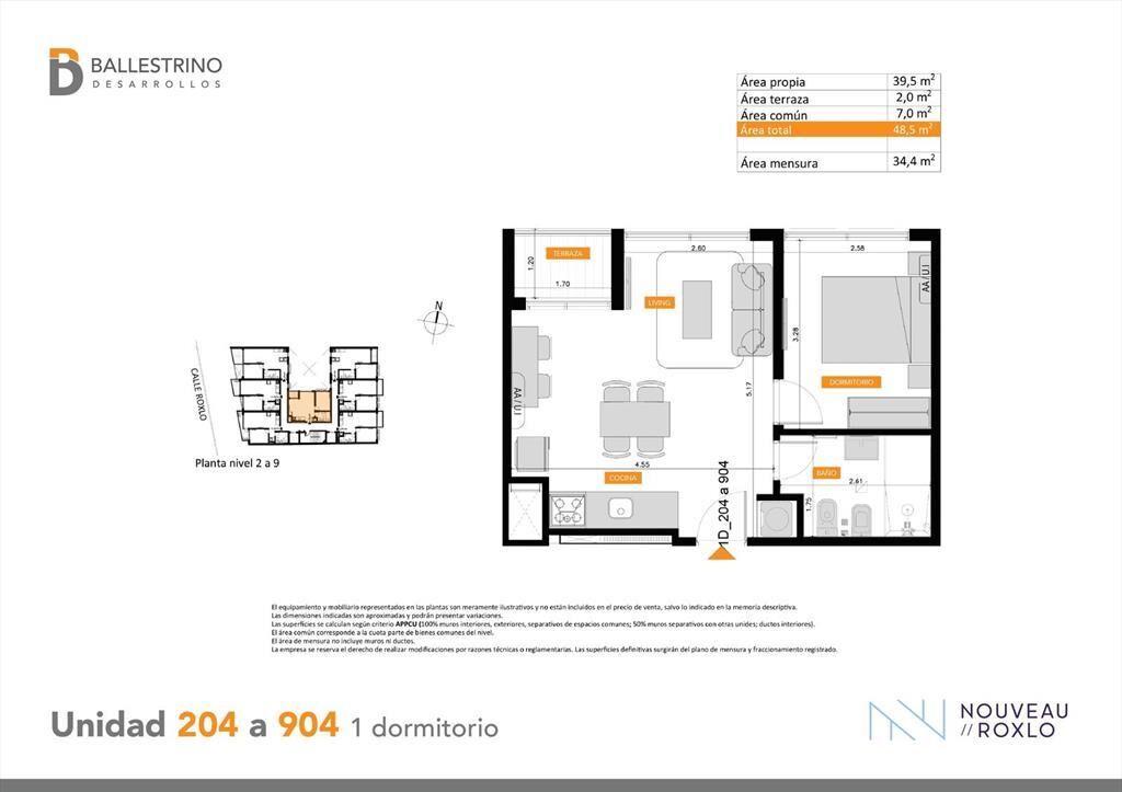 Venta Apartamento 1 Dormitorio en Cordón