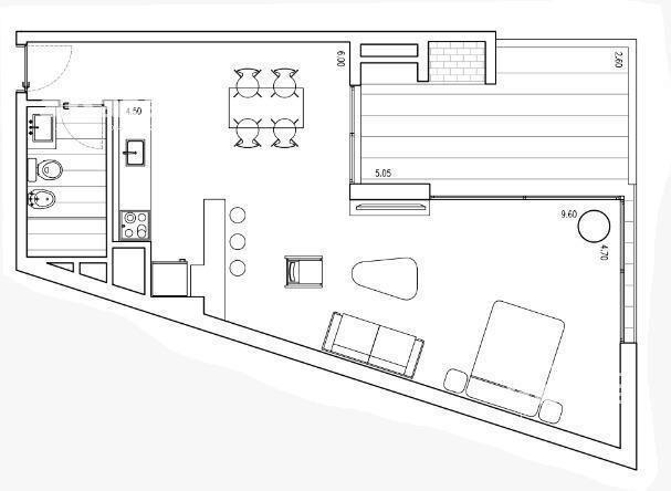 Venta apartamento Loft en Pocitos