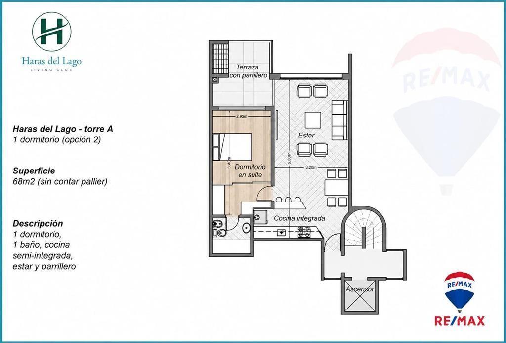 ALQUILER APARTAMENTO EN HARAS DEL LAGO CON GARAJE