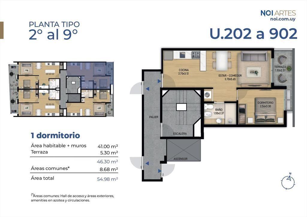 Venta Apartamento 1 Dormitorio en Centro (Montevideo)