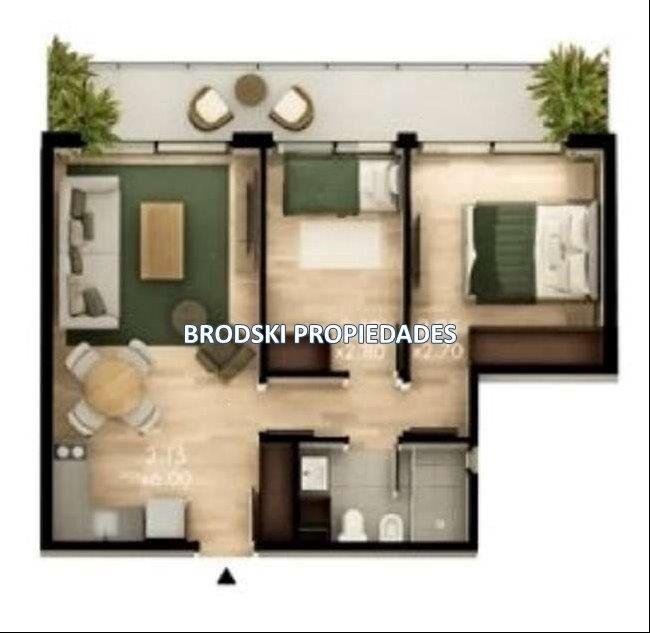 VENTA EN BUCEO DE APARTAMENTOS CONFORTABLES DE 1 y 2 DORMI