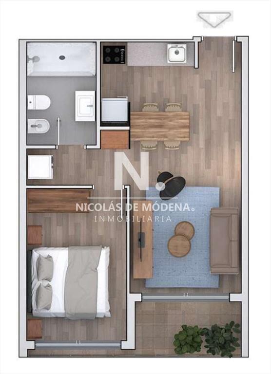 Apartamento de 1 Dormitorio en Barra de Carrasco.