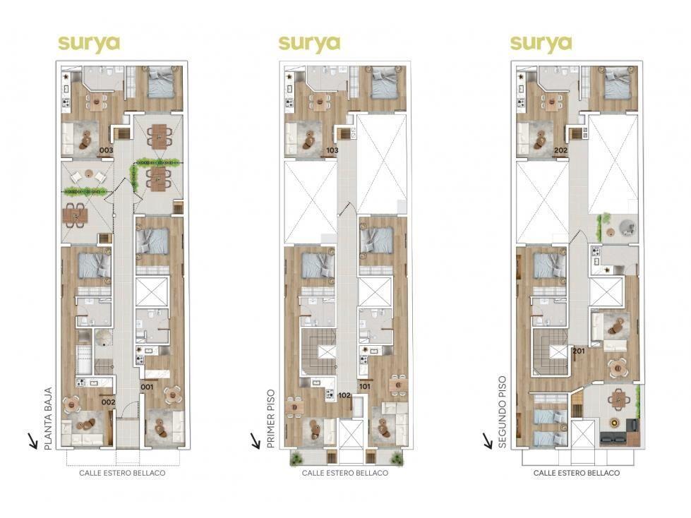 VA2245/p/1 Venta Casas 1dorm La Blanqueada Patio Terraza