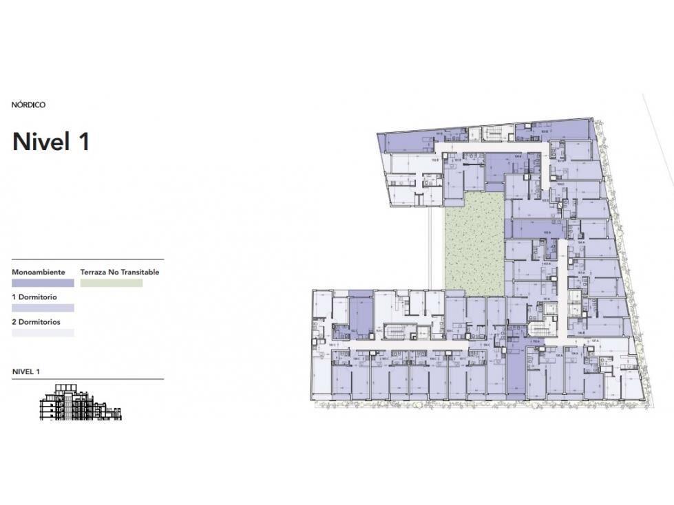 VA997 Venta Apartamento MonoAmbiente La Blanqueada Nórdico