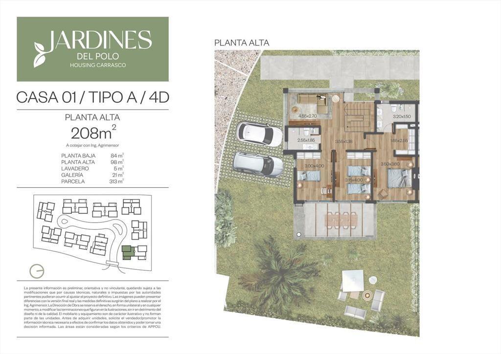 Venta Casa Duplex 4 Dormitorios en Carrasco Norte