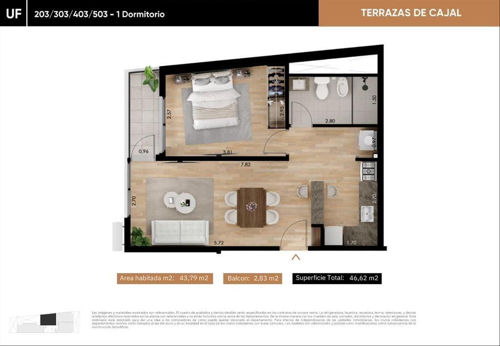 Edificio en construcción La Blanqueada/ Tres Cruces, 1 y