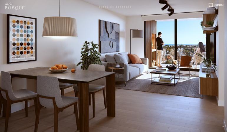 Venta apartamento de 2 dormitorios y balcón en Barra de Car