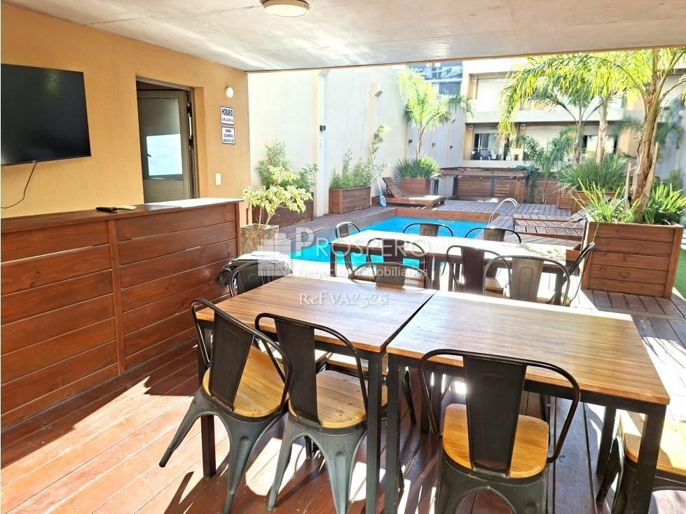 VA2326/1 Venta Apto Monoambiente Pocitos Nuevo c/ Balcón