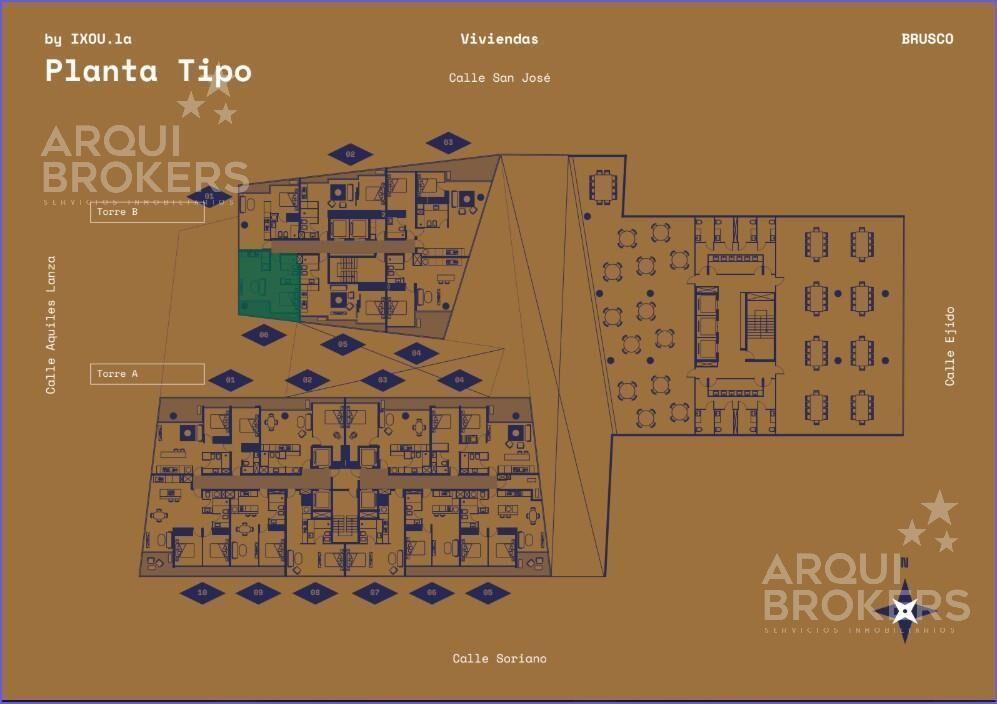 Apartamento monoambiente en venta en Centro - 1006B