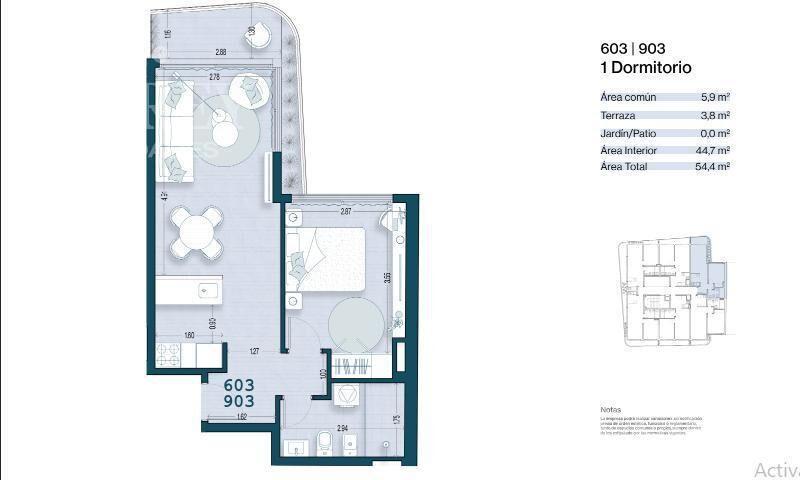 Venta Apartamento - Cordón DELREY PROPIEDADES