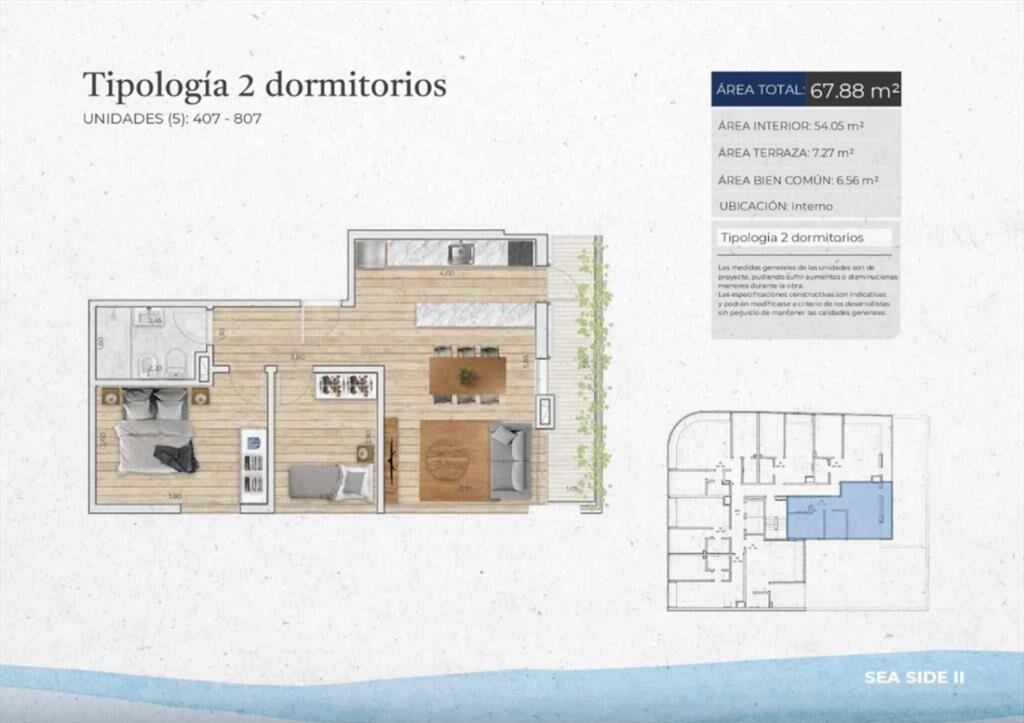 Apartamento En Venta En Pocitos Nuevo De Dos Dormitorios...