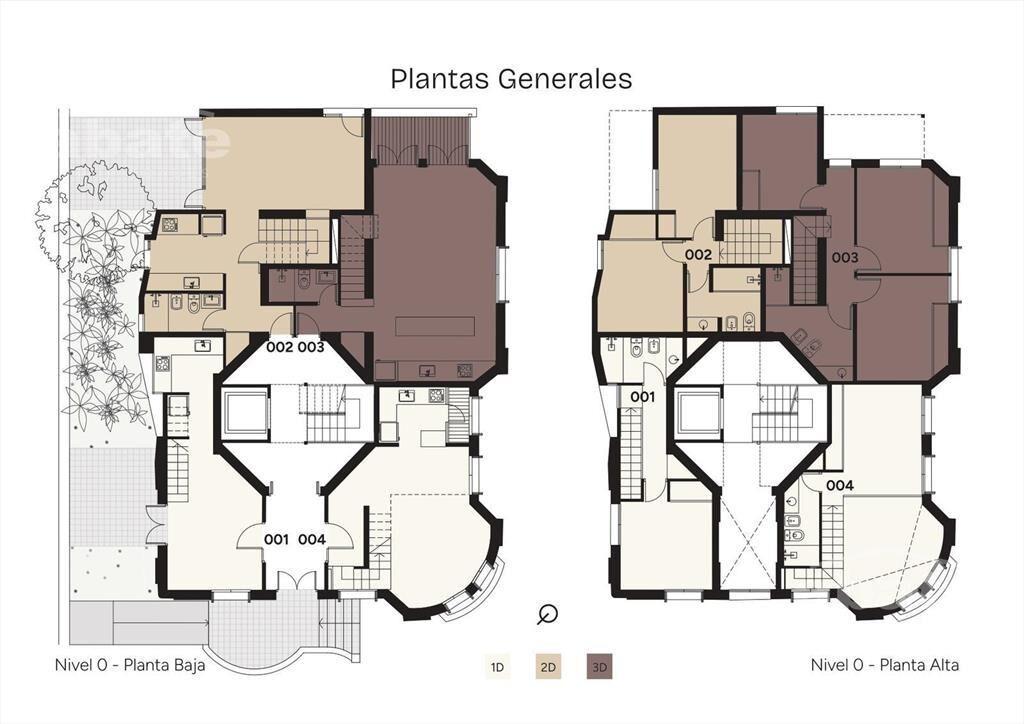 Venta apartamento 3 dormitorios tipo Duplex en casona del P
