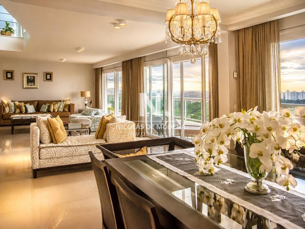 Espectacular departamento triplex de 4 suites + dep de serv