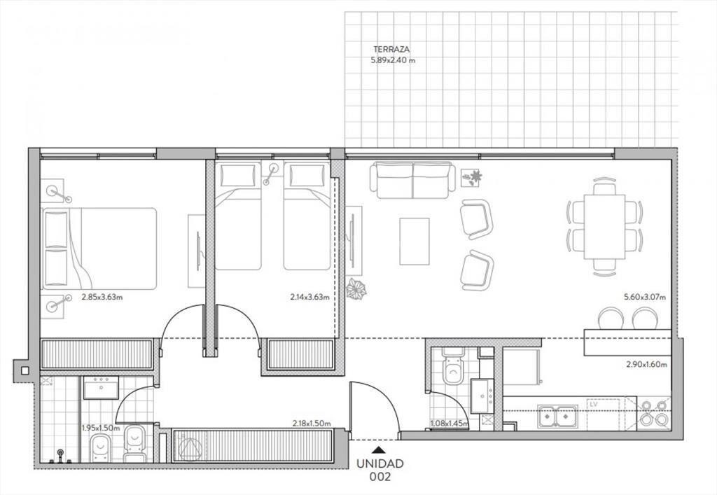 Apartamento en venta | Carrasco, complejo Garden Town