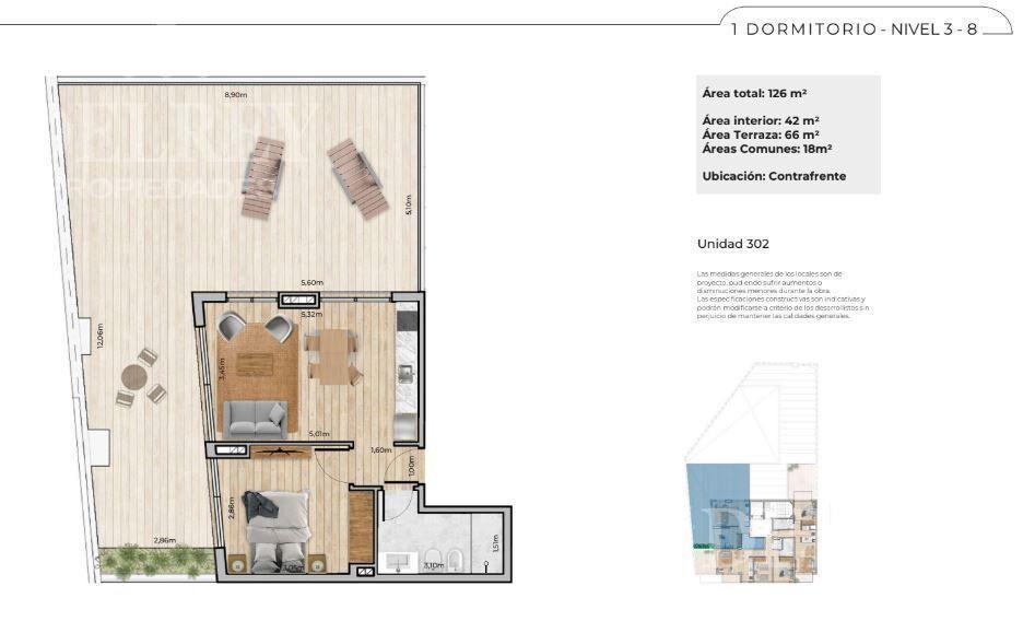 Venta Apartamento - Pocitos DELREY PROPIEDADES