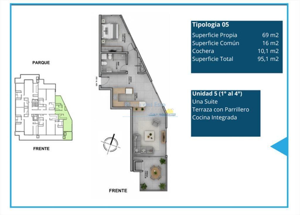 Proyecto en en Punta del este , Playa brava , 31
