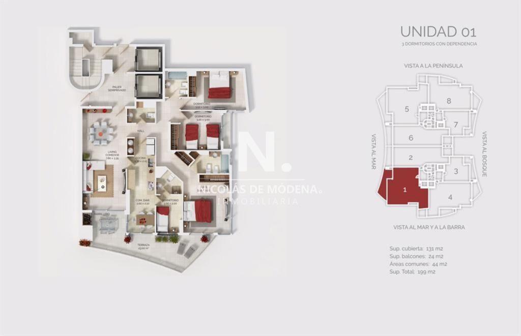 Hermoso Departamento en venta con agradable vista