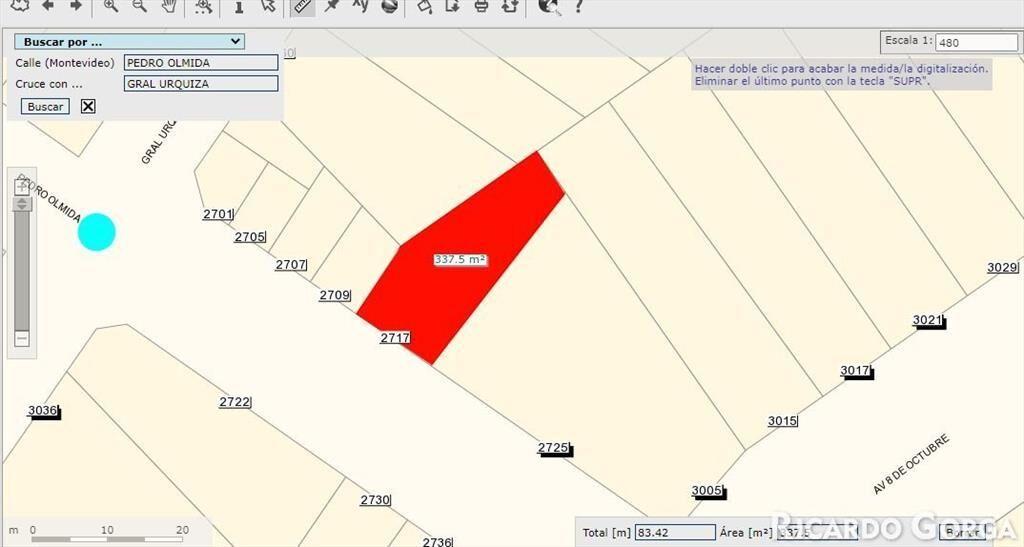 Terreno en venta de 330m2 para desarrollo en La blanqueada