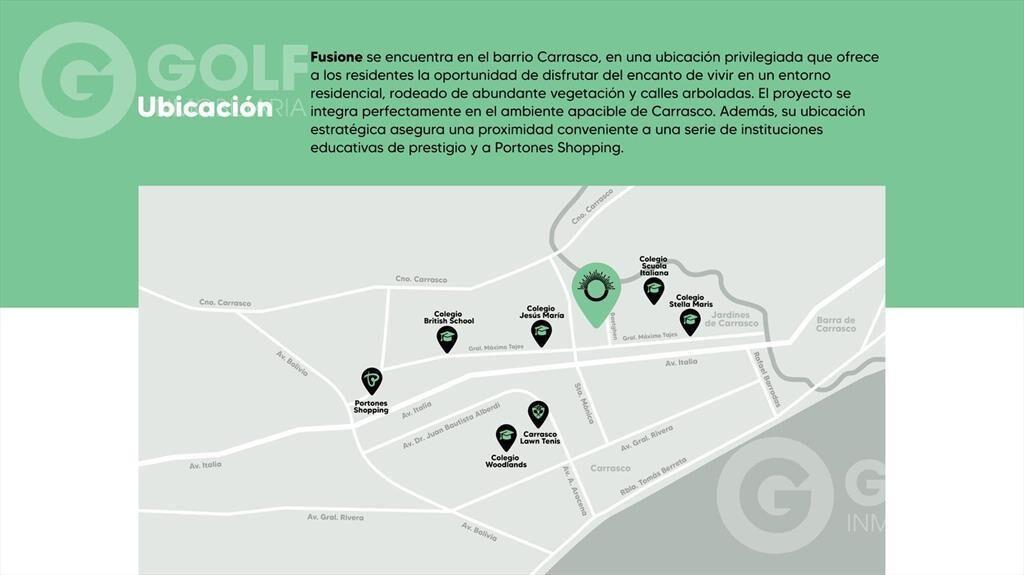 Venta apartamento de 3 dormitorios con terraza en Carrasco