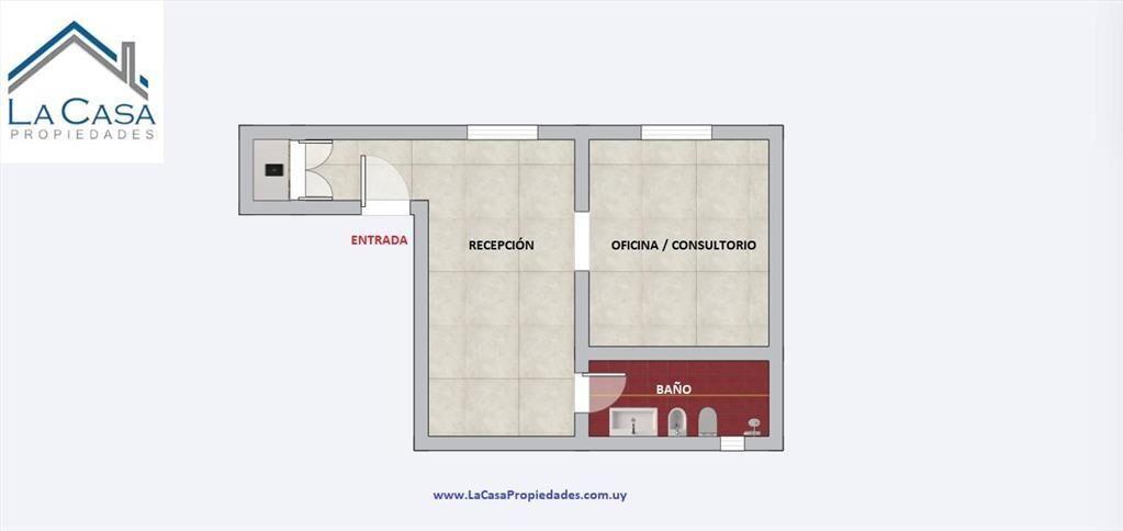 Venta de Monoambiente para Oficina en Tres Cruces