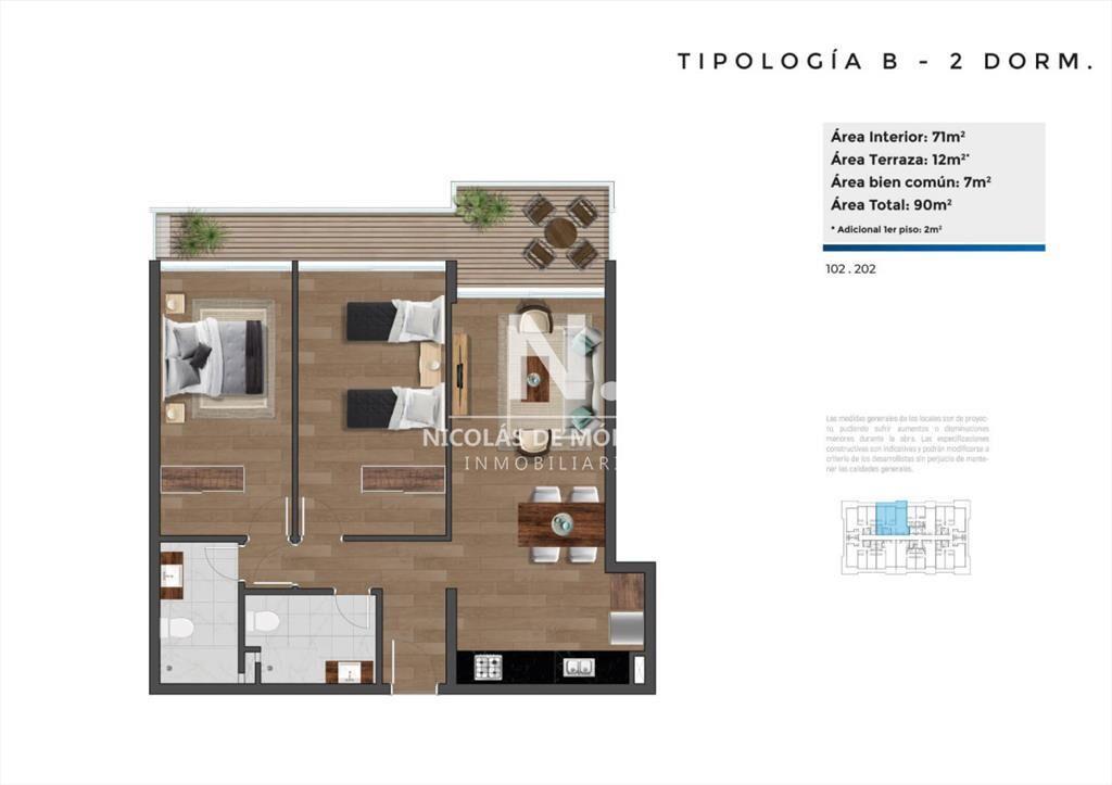 Hermoso Departamento en venta, frente a Playa