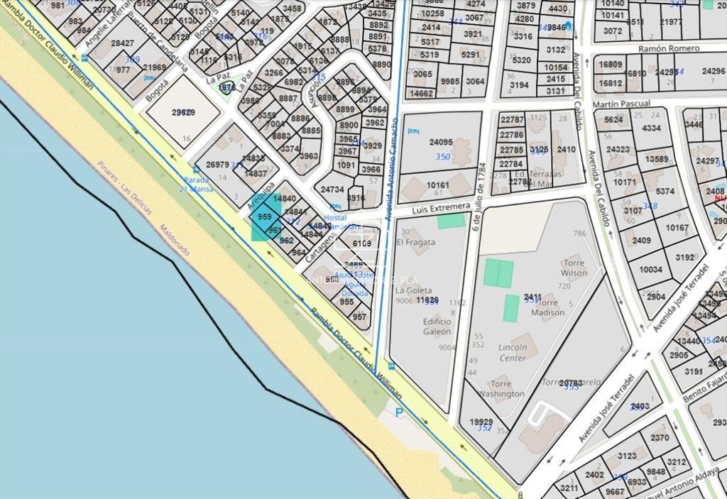 TERRENO FRENTE AL MAR , SE PUEDE EDIFICAR EN PH 4