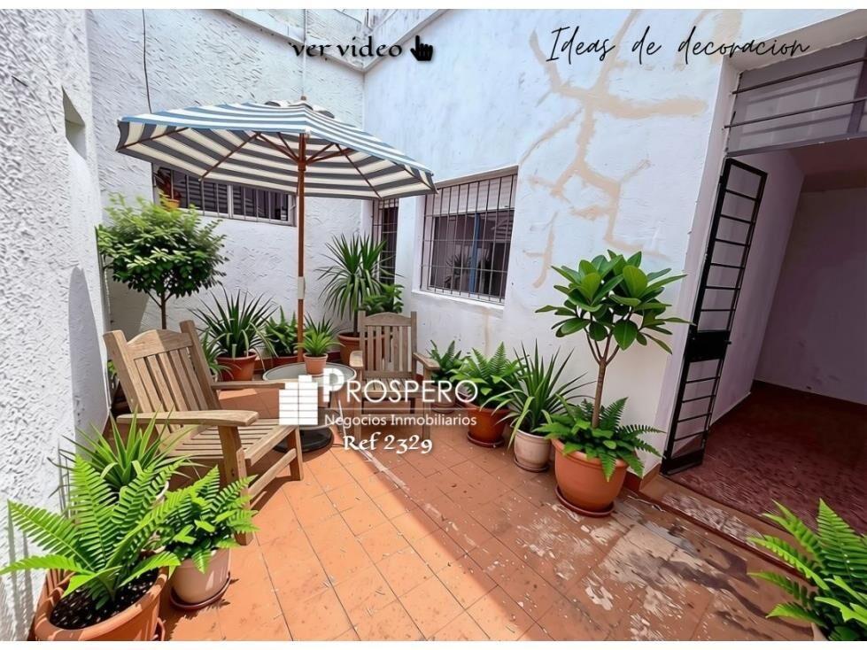 2329/P venta casa tipo apto 2 dorm pocitos garaje patio