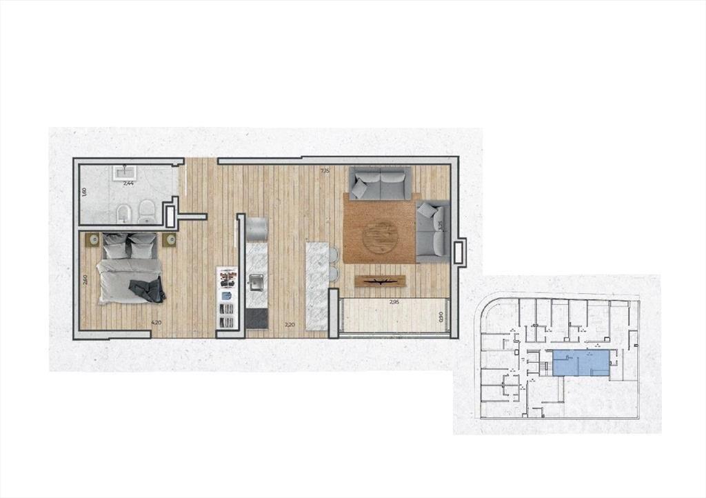 Apartamento de un dormitorio en venta en Pocitos Nuevo - 20