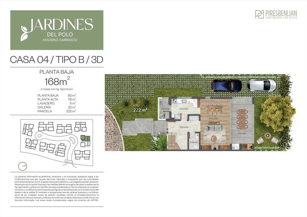 Venta Casa Duplex 3 Dormitorios en Carrasco Norte