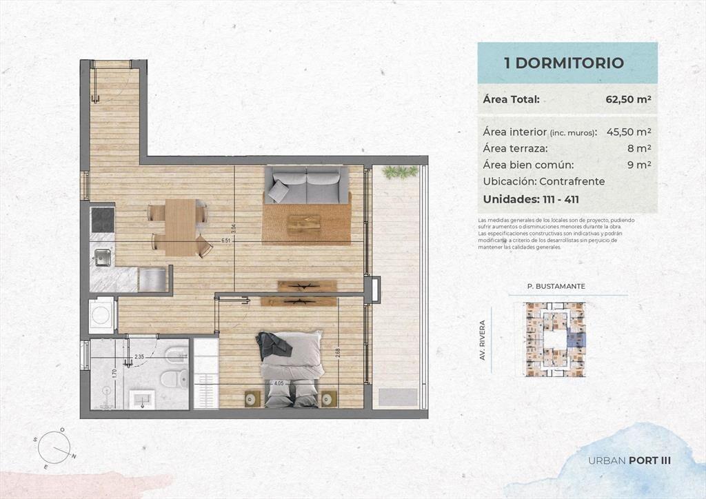 Venta Apartamento 1 Dormitorio en Buceo