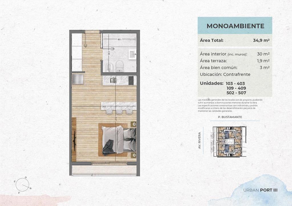 Venta Apartamento Monoambiente en Buceo