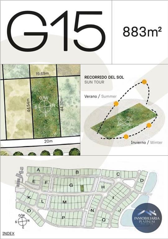 Terreno en venta de 883m2 ubicado en Cavas de la Tahona