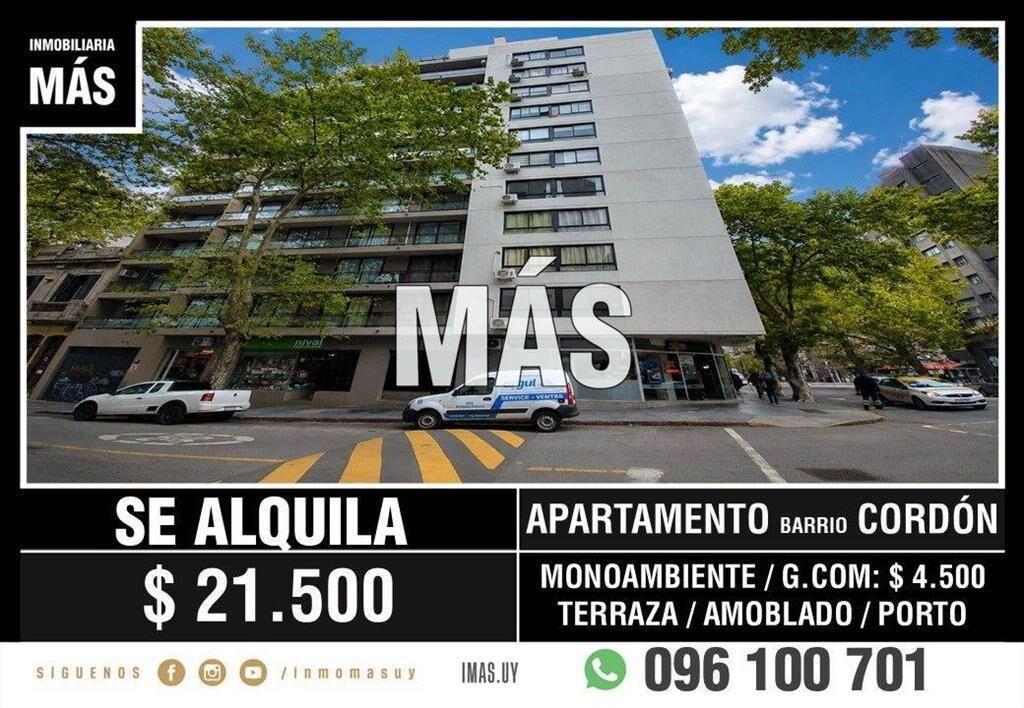 Apartamento Monoambiente Alquiler Cordón Montevideo iMas....