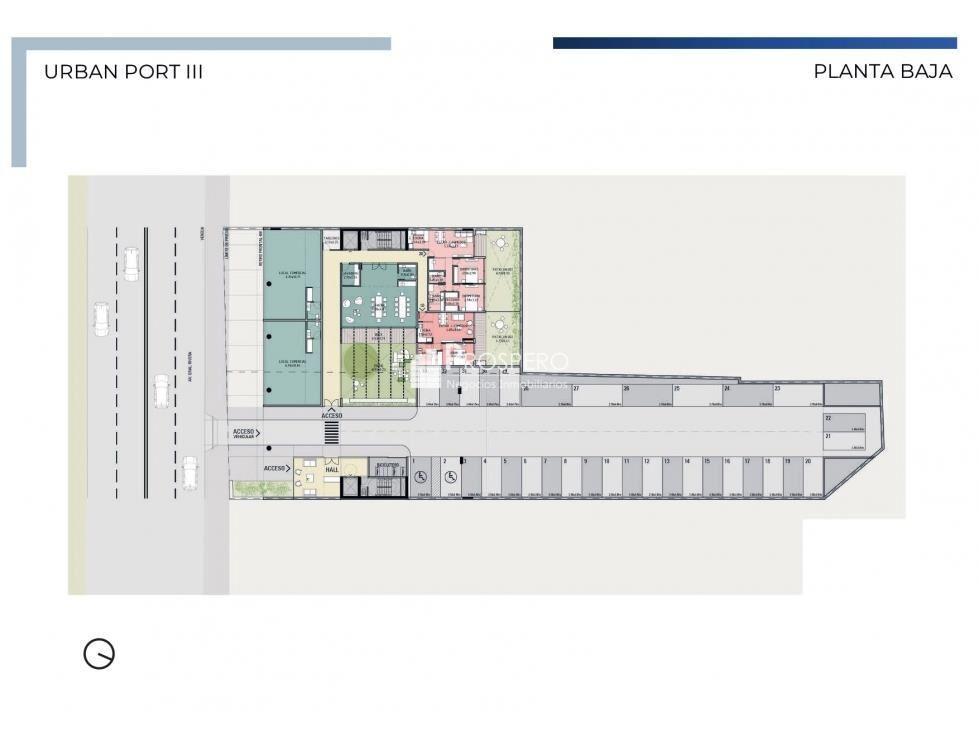 VA1923 venta apto 2 dorm URBAN PORT III BUCEO