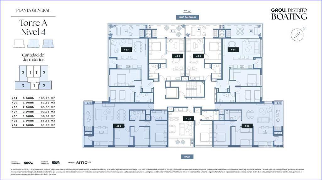 Apartamento de tres dormitorios en venta en Carrasco Este -