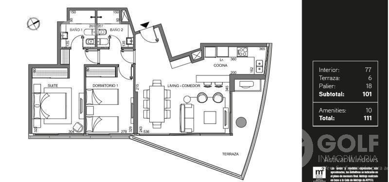 Vendo apartamento 2 dormitorios con amenities , Pocitos