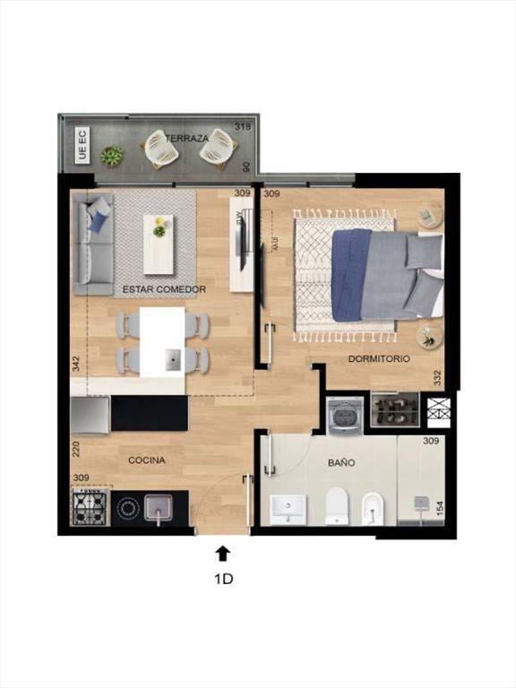 Venta de apartamento de 2 dormitorios en Malvin