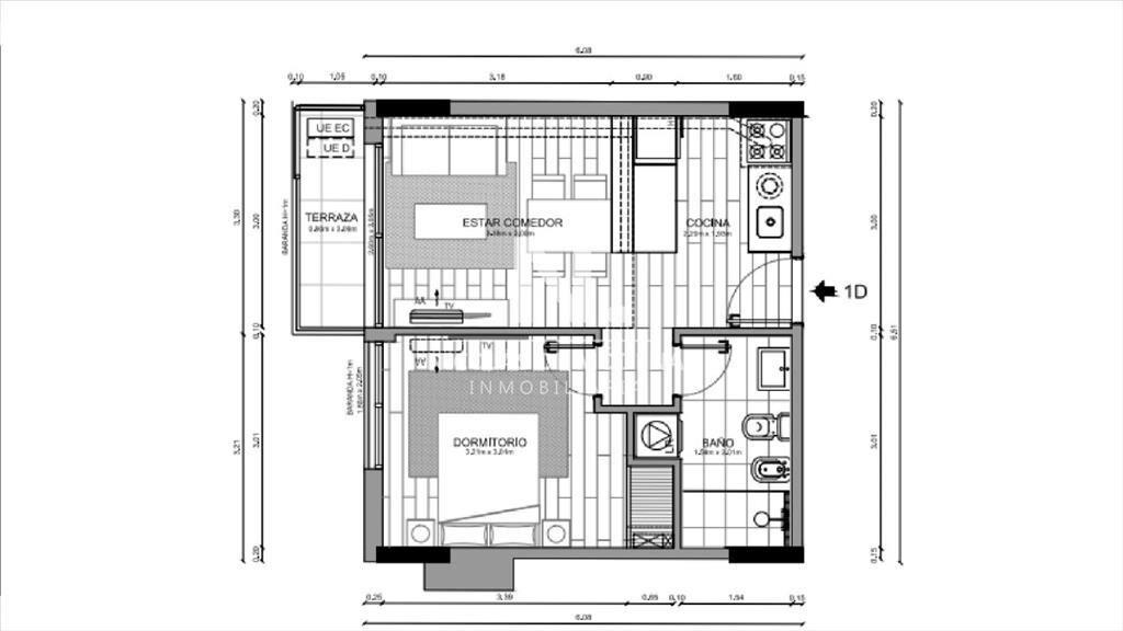 Venta Apartamento de 1 dormitorio A Estrenar en