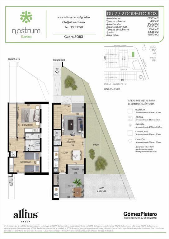 VENTA DUPLEX 2 DORMITORIOS NOSTRUM GARDEN PRADO