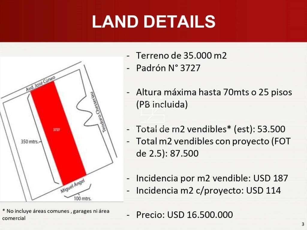 V enta de terreno en Rincon del Indio apto. para PH
