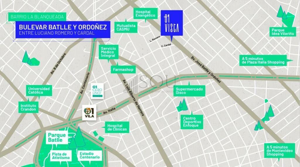 Venta Apartamento 2 dormitorios La Blanqueada