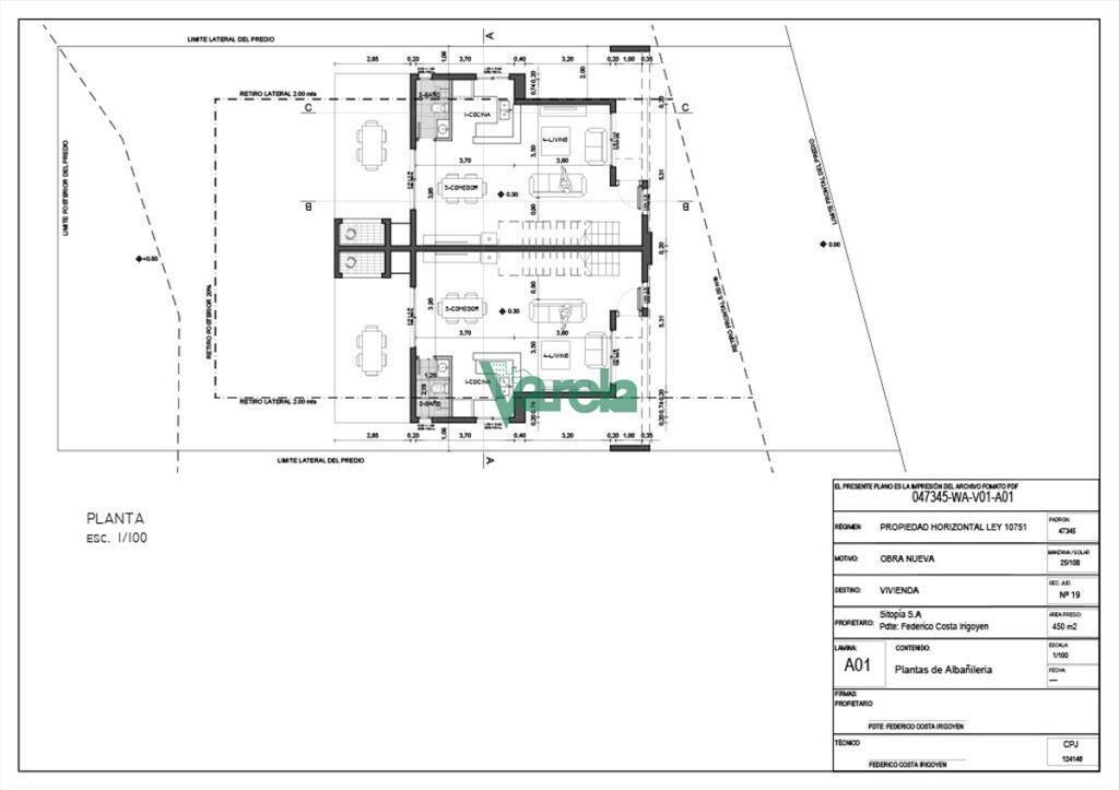 Casa a estrenar en julio