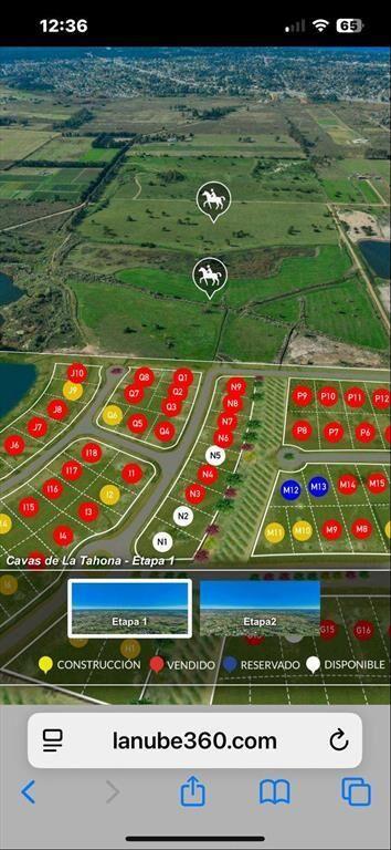 Venta Terreno en Cavas de la Tahona
