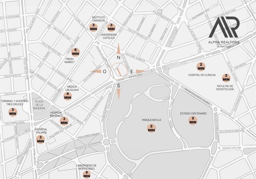 Apartamento en venta c/ cochera en Parque Batlle