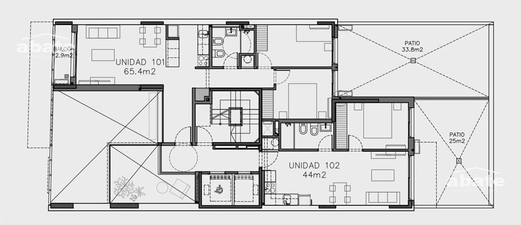 Venta Apartamentos de 2 dormitorios a estrenar en La Blanqu