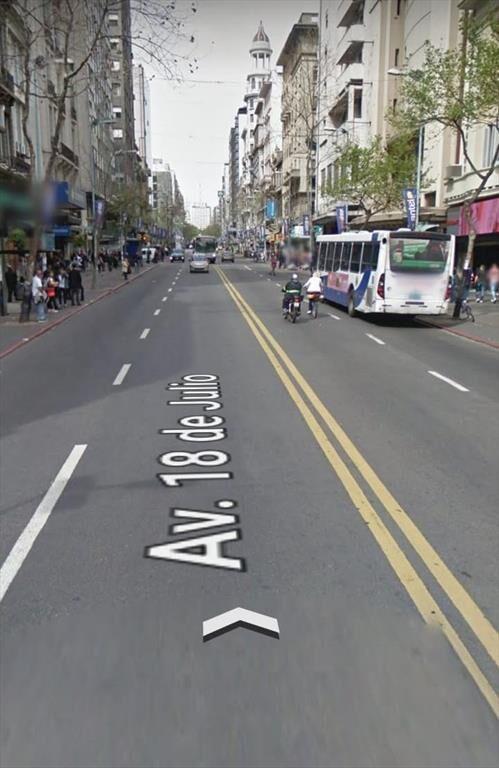 18 de julio proximo Convención, padrón único, 11,4 mts de f