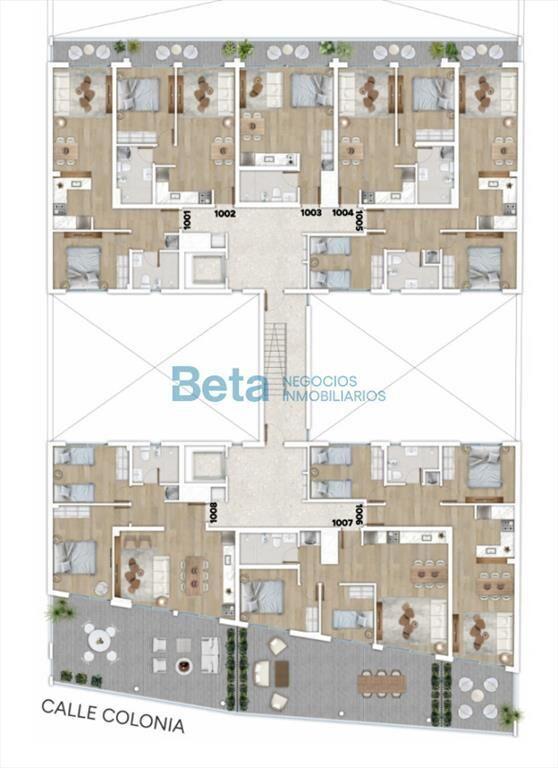 VENTA APARTAMENTOS 1 DORMITORIO CORDON