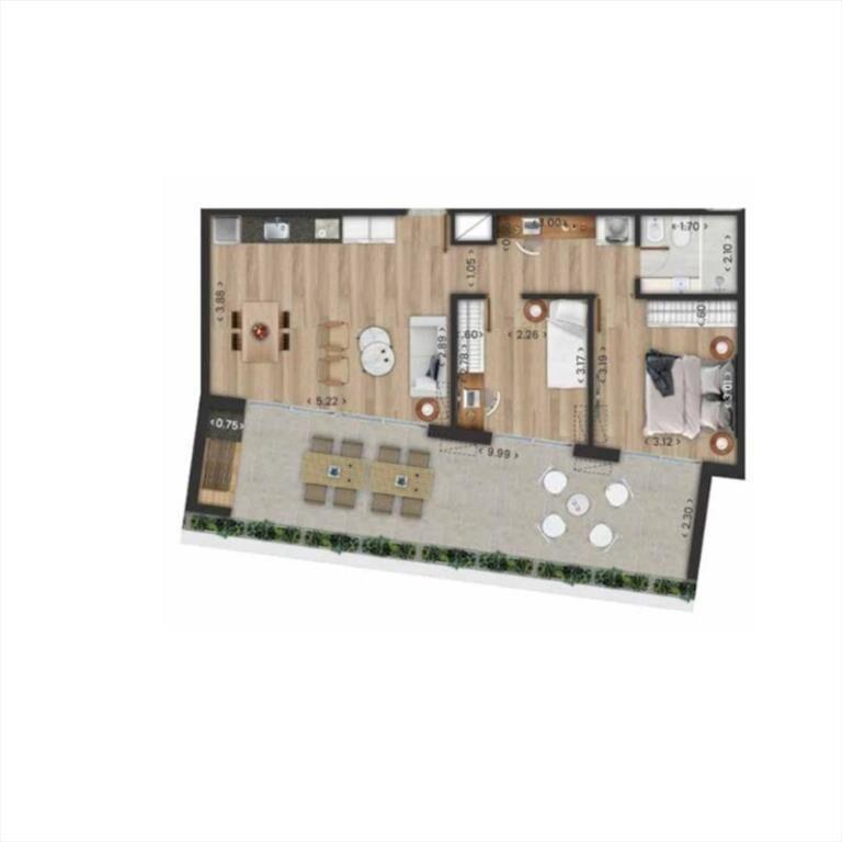 Venta Penthouse de 2 Dormitorios en La Blanqueada