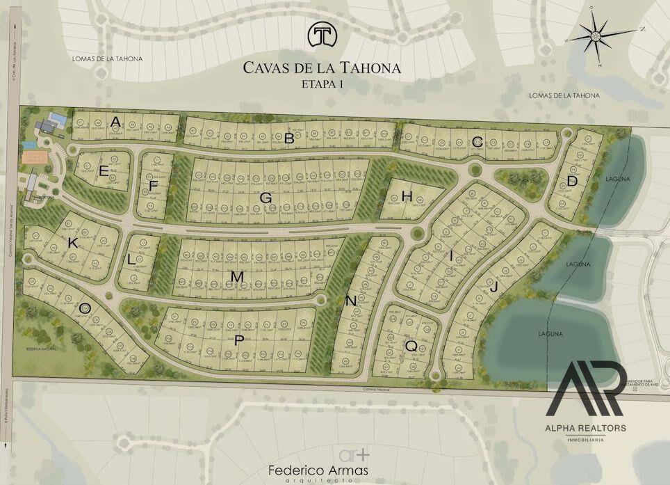 Venta terreno en barrio privado Cavas de La Tahona