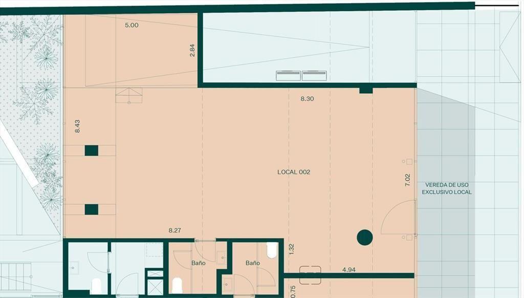 Venta de local comercial a estrenar en Cordón Sur